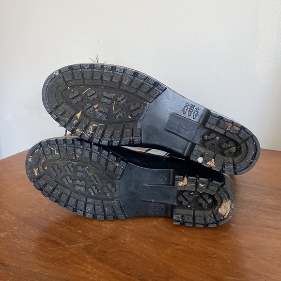 Nicole Miller Black Rain Boots - Size 7 - Picture 6 of 6